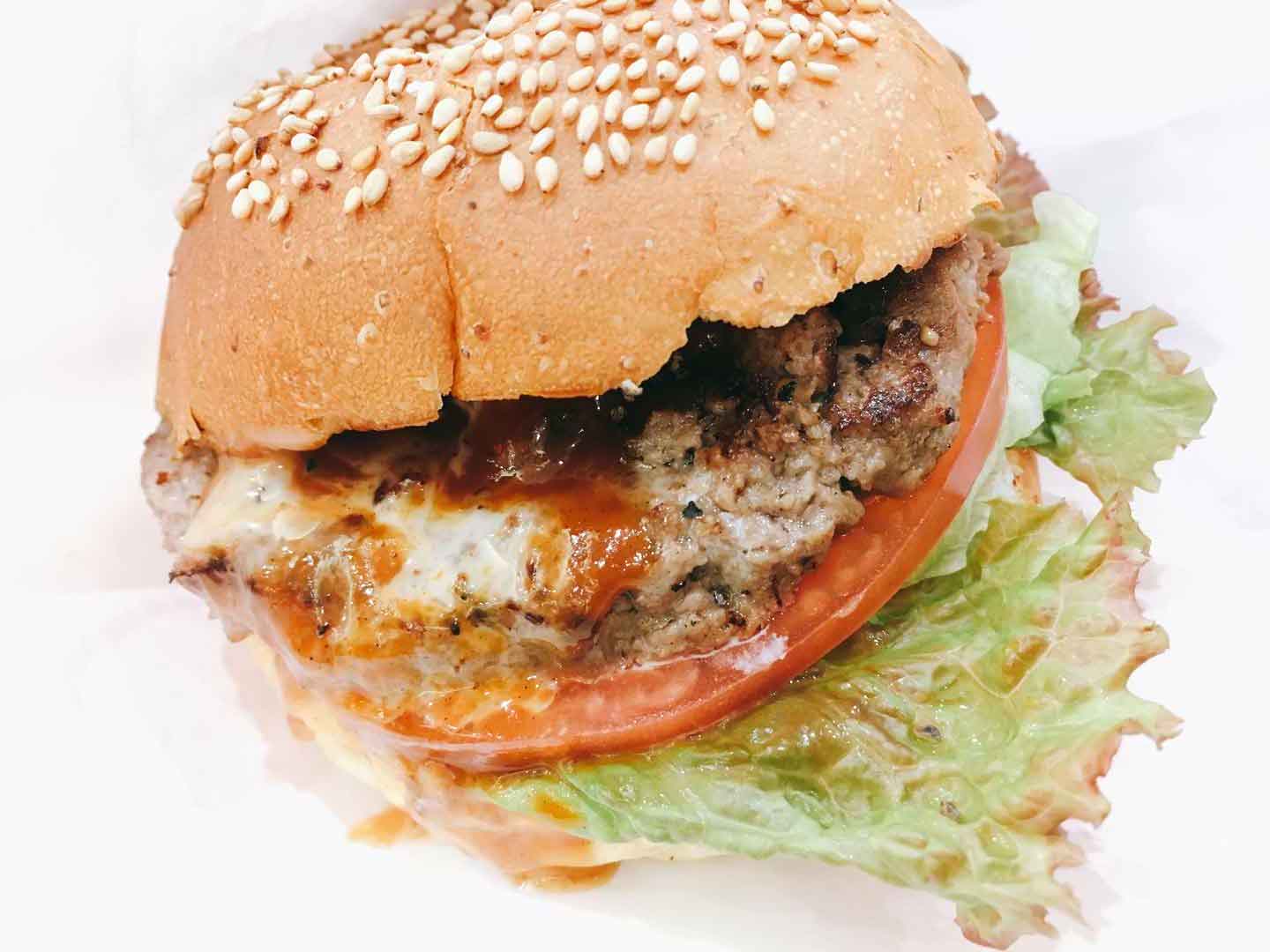 ハングリーベアーのハンバーガー